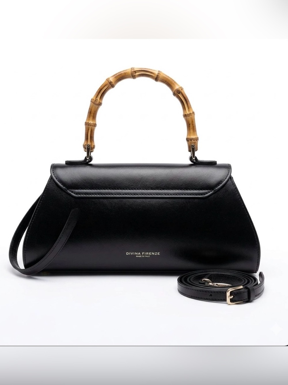 Divina Firenze Purse with Bamboo Handle